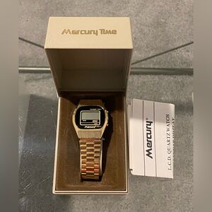 Vintage digital Mercury Men's Wristwatch